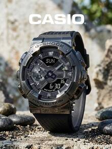 Casio G-SHOCK Watch Collection Nude Pink Octagon | Transparent Gold Square | Dark Metal Large Dial Unisex Shock-Resistant Waterproof Sports Watch - one-size - View 8
