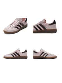 Adidas Women's HANDBALL SPEZIAL W Pink & Brown Colorblock Retro Sports Outdoor Lightweight Sneakers IH1499 - Light Pink/Aurora Brown - View 11