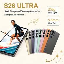 S26 Ultra Smartphone Unlocked, Android 15, 5G Dual SIM, 6.9" Display, 16GB RAM + 1TB Storage, GPS Navigation, Fingerprint Unlock - Blau - Übersicht 8
