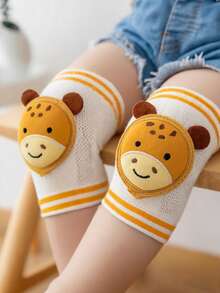 2pcs Baby Cartoon Knee Pads, Anti-Slip Knee Pads For Baby Crawling And Walking, Cartoon 3D Animal Cushioning Anti-Fall Knee Pads, Breathable Mesh High Elasticity Non-Constricting, Multiple Styles Available, Essential For Baby Crawling And Walking! - Baby Cartoon Knee Pads - View 18