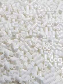 5000顆/袋 2.6mm Perler 珠子補充包，創意小孔珠，適用手工像素藝術 DIY 拼圖 3D 拼圖 DIY 熨燙珠 - H2 - 查看 3