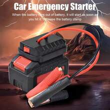 Adaptador mejorado para de carga de herramientas de bricolaje de emergencia, arrancador de batería, encendedor automático, clip de carga para convertidor de batería de litio. - Con USB - Ver 2