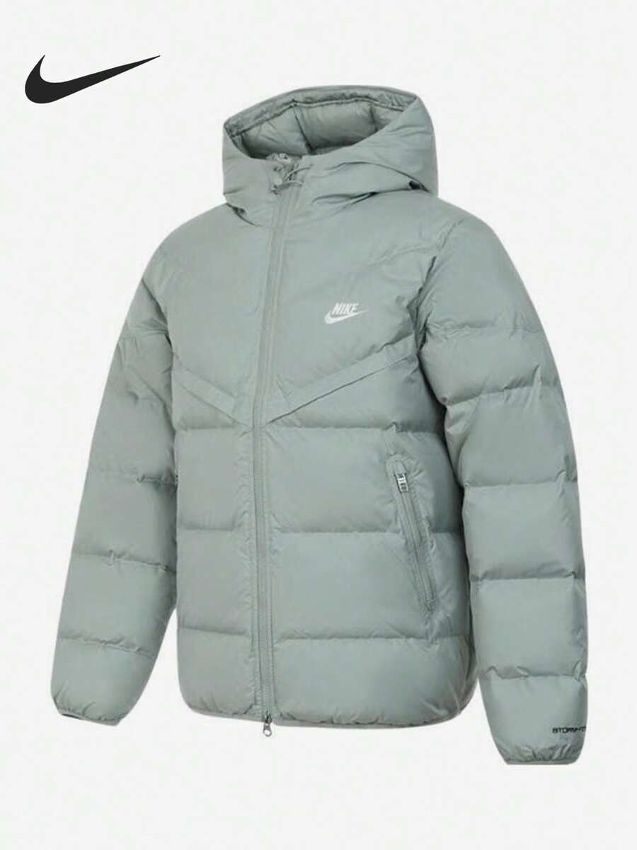 Nike/Authentic 2024 Winter New Men's Warm Hooded Down Jacket HQ0897-370 - HQ0897-370 - View 1