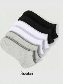 10 Pares de Meias Brancas de Cano Baixo Respiráveis de Verão para Mulheres, Meias Finas Nude para Viagem e Férias, Opções de 1/5/10/3/15/30 Pares - Branco - Visão 21