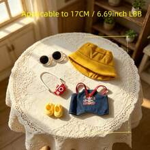 1pc LBB Doll Accessories And Clothing Set, Suitable For 17cm Dolls, Mini Clothing Accessories, Unique Gift For Collectors (Note: Only Includes Clothing, Doll Not Included. Some Accessories Colors Random.) - Multicolor - View 4