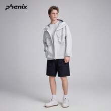 Phenix ALK Outdoor 3L Woven Jacket Men 2026SS Waterproof Windproof Softshell Jacket - Mist White - View 1