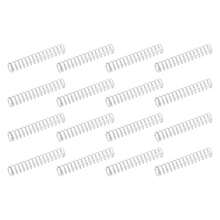 50Pcs 304 Stainless Steel Compression Springs, 0.3mm X 6mm X 35mm Small And Tiny Pen Spring For Home Repair And DIY, Workshop And Industrial Use, Silver Tone - 6mmx35mm - View 1