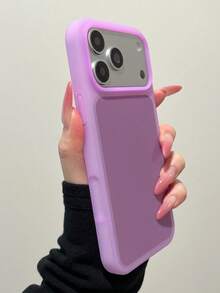 1 Buah Casing Ponsel Lembut dan Ramah Kulit dengan Lapisan Matte, Kompatibel dengan iPhone 17 Pro Max / 17 Pro, Perlindungan Penuh, 16 Pro Max, Anti-Selip, Tahan Kotoran, 15 Pro, Tahan Guncangan, 14 Pro / 13, Pelindung Baru - Purple - View 2