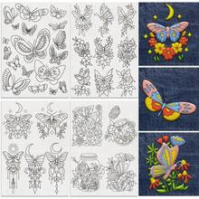LAMYA Hand-Drawn Embroidery Motifs. Minimalist Nature Sketches For Customizing Caps & Totes. The Perfect Slow-Stitching Project For Your Weekend. - 5732 - View 12