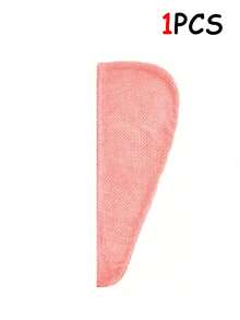 1pc Coral Fleece Hair Drying Cap, Strong Water Absorption Quick Dry, Pineapple Wood Grain Hair Towel, Soft And Non-Tangle, Student Essential - Multicolor - View 7
