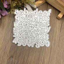 English Letter Cutting Die, Letter Embossing Template For Card Making, Card Scrapbooking Paper Craft Photo Album Stamp DIY Decoration - XM005-1 - View 7