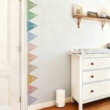 1pc Children's Height Measurement Chart 60-150cm Rainbow Color Number Scale, Living Room Or Bedroom Door Decor - Multicolor - View 1