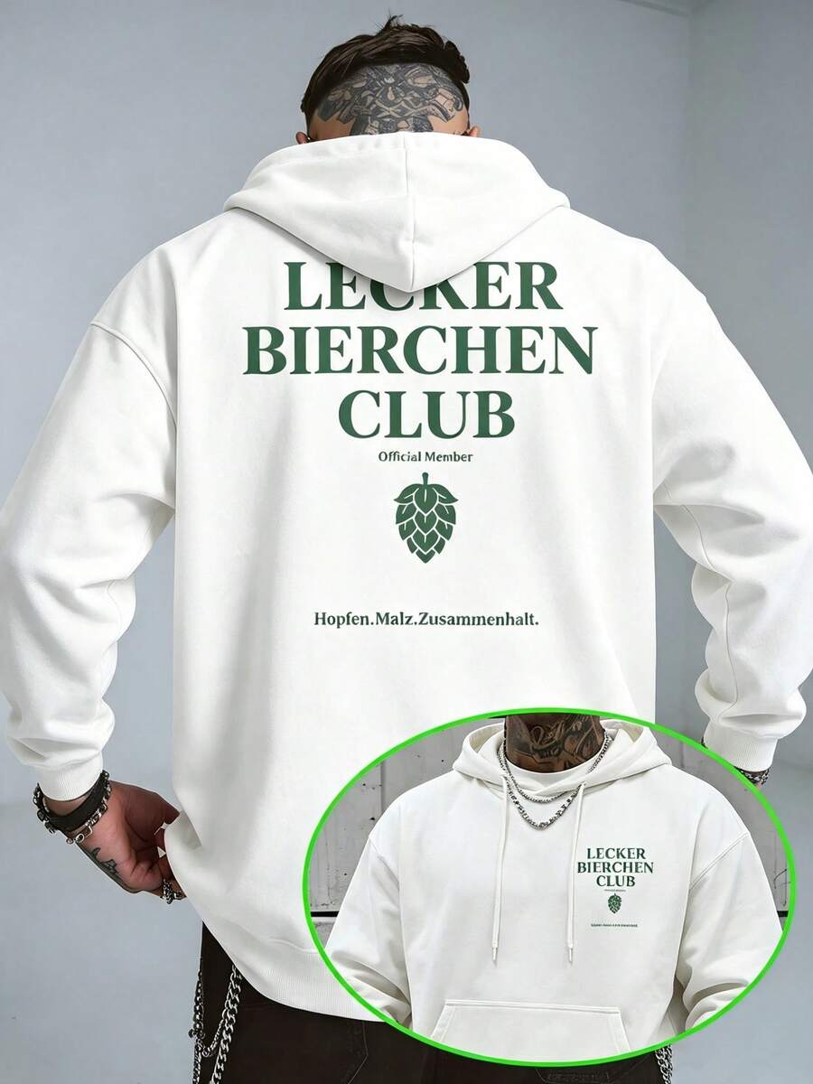 Men Hoodies - White - View 1