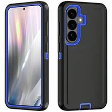 Durable Shockproof Protective Case For Phones - Black/Blue, Heavy-Duty Dual-LayercShock-Absorbing Protective Shell, With Port Dust-Proof And Scratch-Resistant, Compatible With IPhone Series, Unisex, Everyday Use - Black Blue - View 26