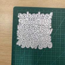 English Letter Cutting Die, Letter Embossing Template For Card Making, Card Scrapbooking Paper Craft Photo Album Stamp DIY Decoration - XM005-1 - View 8