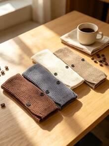 Children's Knitted Winter Scarf, Unisex, Warm Wool Material - Multicolor - View 5