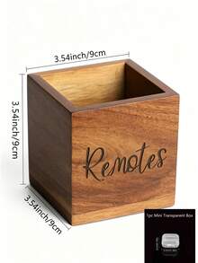 Remote Control Storage Box TV Remote Organizer Desktop Remote Control Holder Bedside Table Living Room Bedroom Women Home Media Storage Remote Control Box Home Essentials Room Decor Home Decor Storage Organizer - Multicolor - View 11