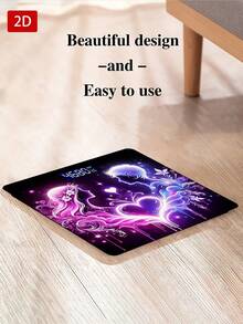 1pc LED Display Electronic Scale, Forever Love Bathroom Scale, Decorative Weighing Platform, Suitable For Long-Term Use, Meets Home Weighing Needs, Max Capacity 400lbs/180kg, Temperature Detection, Uses AAA Batteries (Not Included) - Multicolor - View 6