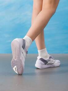 Adidas Women's Running Shoes ADIZERO ADIOS 9 2026 Summer New Racing Training Jogging Shoes LB8521 - Purple/Bright White/Dark Gray-blue - View 4