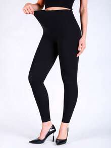 Women's Summer Three Pieces Set: Black Casual Leggings, Stretchy Workout Leggings, And Shaping And Butt-Lifting Yoga Leggings For Home Use - Black - View 7