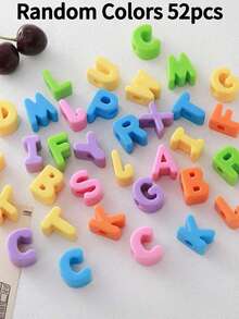 Large Hole Acrylic Letter Beads (Random Color), Suitable For DIY Letters, Phone Chains, Keychains, Smooth Large Hole, Easy To String For Handmade Crafts, Holiday Gifts, Birthday Gifts, Graduation Gifts - 1 Set - View 12