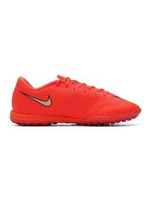 Nike Men's Football Shoes VAPOR 17 ACADEMY TF 26 Summer New Turf Football Shoes IO5002-600 - Red - View 5
