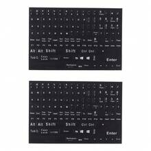 qialeduo 2 Packs QWERTY English Keyboard Letter Stickers, Self Adhesive PVC Key Decals For Notebook Desktop Keyboard - View 4