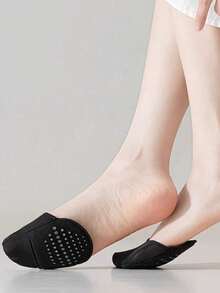 1/2/4/6 Pairs Summer Thin Half-Toe Socks Women's Non-Slip Front Foot Invisible Low-Cut Casual Socks - Multicolor - View 5