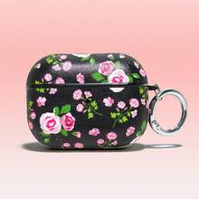 Ditsy Floral Leather Protective Case For AirPodsPro3 Hard PC Shell, With Metal Ring PU Cover Compatible With AirPodsPro2/4 Models - Multicolor - View 9