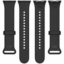 矽膠手錶錶帶，適用於 Redmi Watch 4/5/6 智慧手錶，錶帶配件替換，相容於 Band 10 Pro/9 Pro/8 Pro - 均碼 - 查看 4