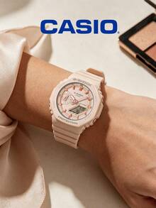 Casio G-SHOCK Watch Collection Nude Pink Octagon | Transparent Gold Square | Dark Metal Large Dial Unisex Shock-Resistant Waterproof Sports Watch - one-size - View 13
