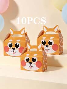 16pcs/1 Box Farm Animal Party Favor Boxes, Farmhouse Theme Party Candy Gift Boxes For Baby Shower Birthday Party Decorations, 8 Designs Valentine's Day - Multicolor - View 18