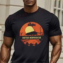 T-Shirt mit dem Logo des Films The Strangers, schwarzes Retro-Grafik-T-Shirt mit ikonischem Filmdesign, lustiges Geschenk für Herren-Kurzarm-T-Shirts. - Form - Übersicht 1