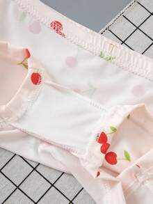 5pcs/Pack Young Girl Cute Printed Comfortable Simple Boxer Shorts - Multicolor - View 8