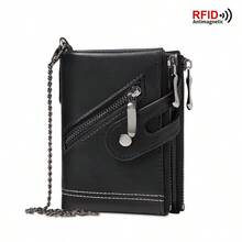 Men Wallet & Check Holder - Coffee Brown - View 8
