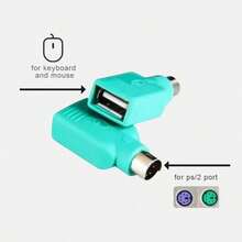 Adaptador Cable Para Teclado O Mouse Ps/2 A Usb Color Verde - B - Ver 7