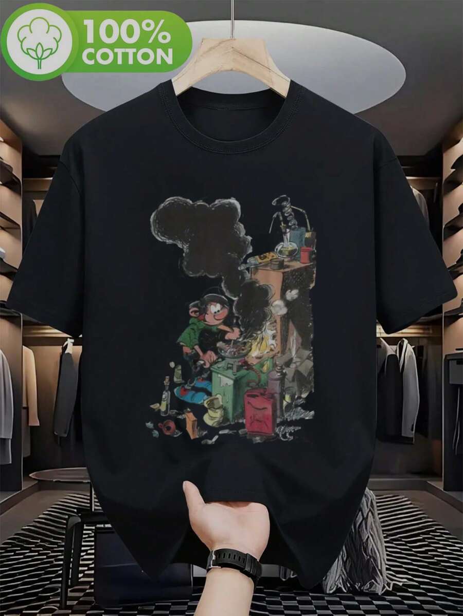 Men T-Shirts - Black - View 1