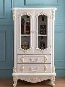 6pcs/Set Rose Flower Solid Wood Carved Wooden Decor, European Style Solid Wood Carved Wooden Decor, Unpainted Vintage Corner Flower Rose Flower Solid Wood Applique, Can Be DIY Painted For Decoration, Small Wooden Carved Applique, Triangular Wooden Corner Decor For Drawer, 3D Carved Exquisite Rose Flower Decorative Corner, Suitable For Furniture Cabinet Decoration, Decorating Drawer-Cabinet Door-Cornice-Cabinet-Photo Frame-Door Window-Furniture-Background Wall-Christmas-Halloween-Thanksgiving-Valentine's Day And Other Applique Decoration - A - View 6