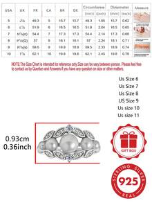 925 Sterling Silver Elegant Women's Fashion Ring, Crown Design, Natural And Versatile, Suitable For Daily Wear, Parties, Vacations, Casual Occasions, And As A Gift For Your Loved One - Silver - View 3