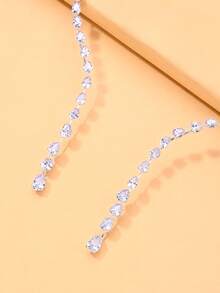 FAAABULS 1pc New Fashion Versatile Water Drop Open Collar Necklace Sexy Collarbone Chain - Geometry - View 4