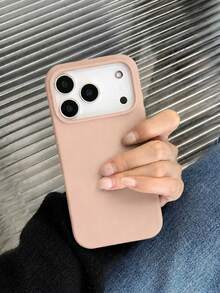 VRNOEI 粉色全包覆柔軟手機殼，相容 iPhone 17、17 Air、17 Pro、17 Pro Max，防摔防刮，相容 iPhone 13、11、12、16 Pro Max、15、14 Plus - 粉色 - 查看 2