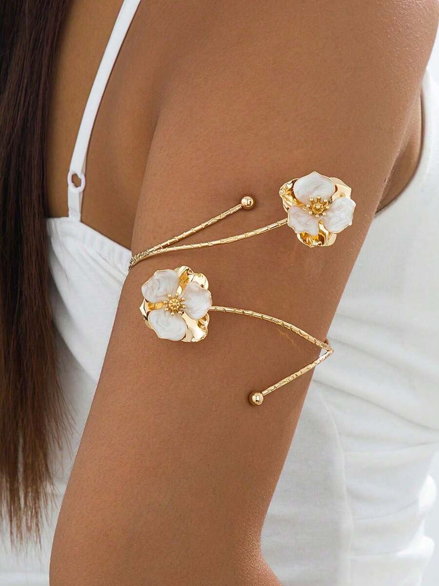 Bridal Fashion Bracelets & Arm Chains - Blanco - View 1