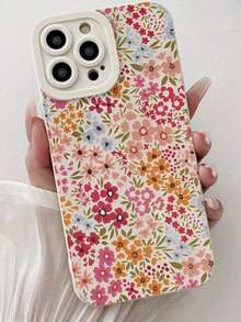 Floral World Phone Case Compatible With Apple 16 Pro, 15 Pupil Eye Design, Compatible With IPhone 14, 13, 17, 12, Simple Anti-Drop Protective Cover - Multicolor - View 1