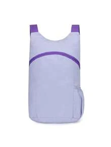 1pc Lightweight Foldable Portable Backpack Outdoor Sports Bag Lightweight Casual Multifunctional Hiking Backpack - Multicolor - View 17