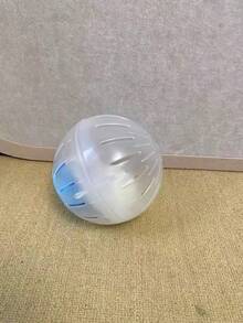 3pcs Hamster Exercise Ball, Transparent Ventilated Outdoor Rolling Ball, Colorful Lid Walking Ball, Suitable For Hamsters, Gerbils, Blue, Yellow, Pink - View 10