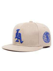 2026 New Fashion Baseball Cap LA Side Embroidery Hip Hop Hat Outdoor Sun Protection Hat Skateboard Hat Daily Commute Decorative Hat Unisex Flat Brim Cap - Side Earth - View 11