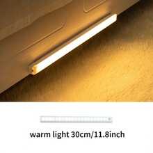 1pc 10/20/30/50cm LED Under Cabinet Light Strip With Motion Sensor, USB Rechargeable, Magnetic Strip, Suitable For Kitchen, Stairs, Hallway, Magnetic Under Cabinet Sensor Light Bar, Cool White/Warm Light Indoor Night Light - Cabinet Light - View 20
