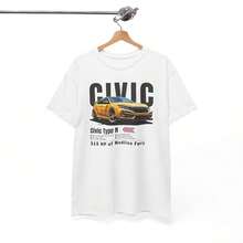 T-Shirt For Men And Women, Summer Brand T-Shirt,  Civic Type R Short-Sleeve T-Shirt For Spring And Autumn, Top For Cycling And Motorcycle. - Shape - View 1