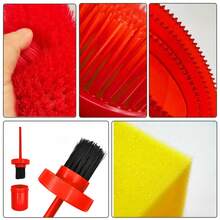 8pcs Horse Grooming Tools Set, Horse Brush, Comb, Hoof Pick, Equestrian Horse Fur Care Cleaning & Grooming Stable Wash Tools - 8-piece Horse Grooming Kit - View 3