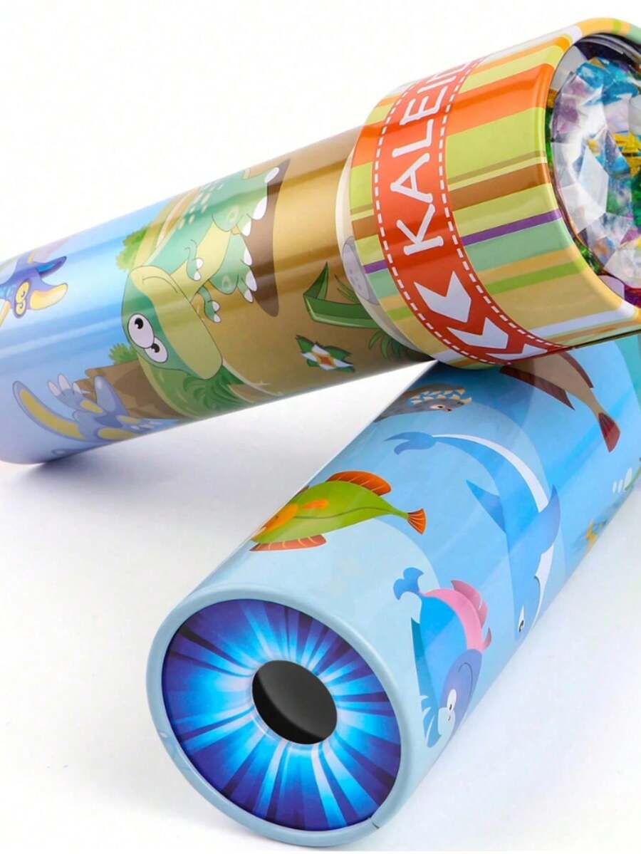可攜式伸縮萬花筒 彩色風景多棱鏡 教育趣味玩具 男孩女孩適用 節日獎勵小禮物 - 彩色 - 查看 1